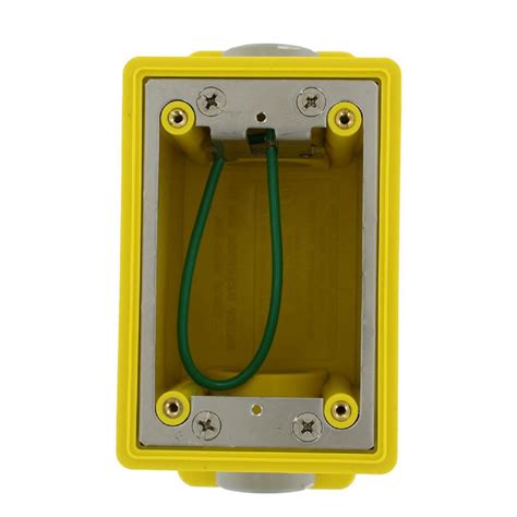 fd electrical box|stainless steel single gang box.